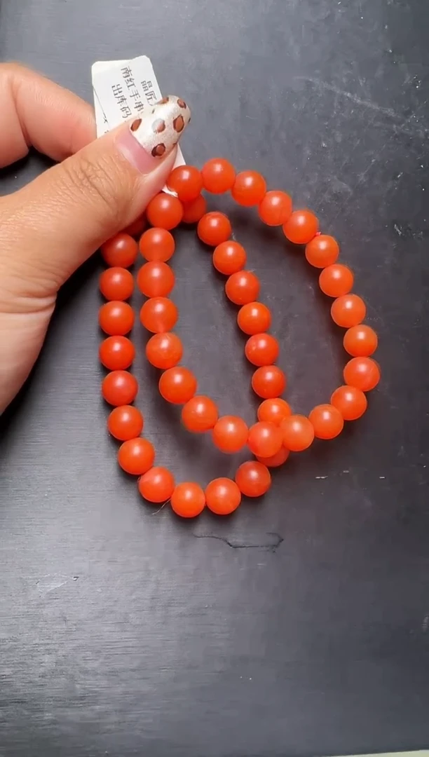 未镶嵌手串南红玛瑙南红手串9m+   多样性发一 M50025X