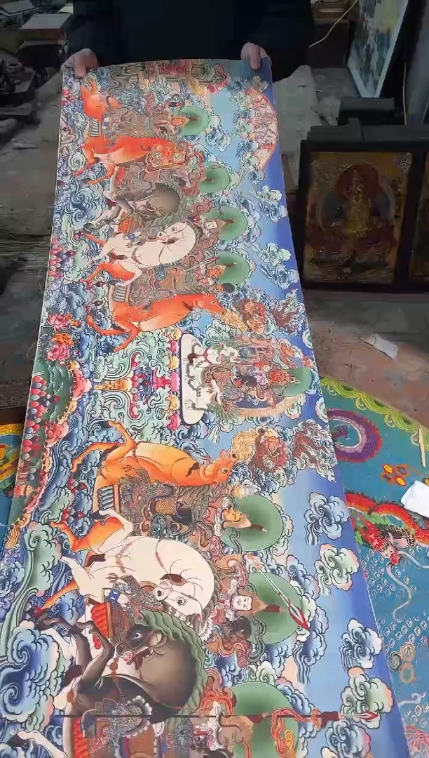 卷轴画路路的唐卡tk160