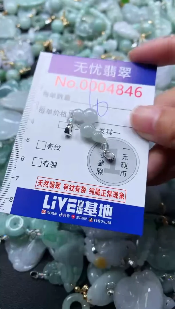 颈饰未镶嵌翡翠4846