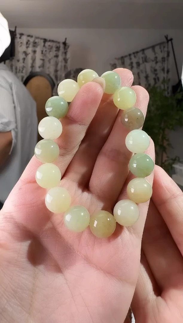 未镶嵌手串和田玉多宝手串 2
