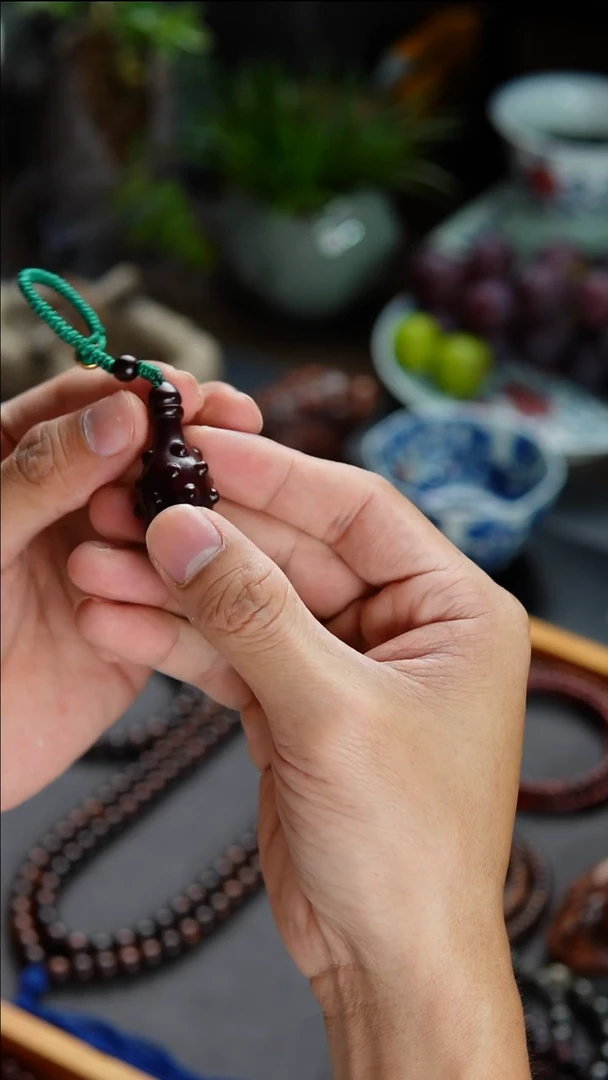 小叶紫檀吊坠印度小叶紫檀狼牙棒
