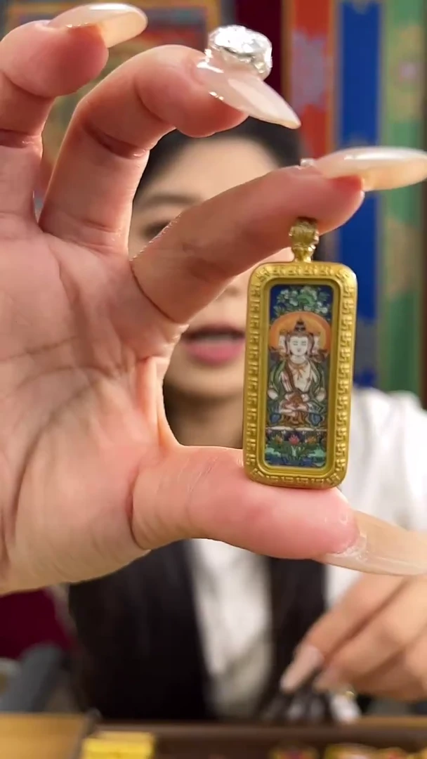 吊坠大日如来小金条