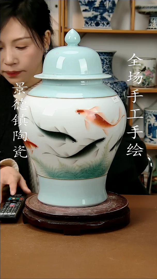 【闪购商品】中式景德镇陶瓷摆件75