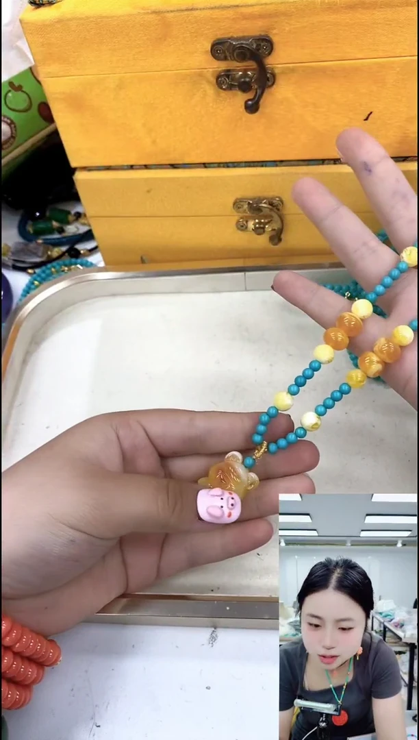 玛瑙/玉髓颈饰合金1221万能链