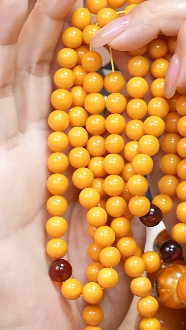 蜜蜡颈饰未镶嵌zp  3834天然蜜蜡珠宝奇石云端妖孽全部保真