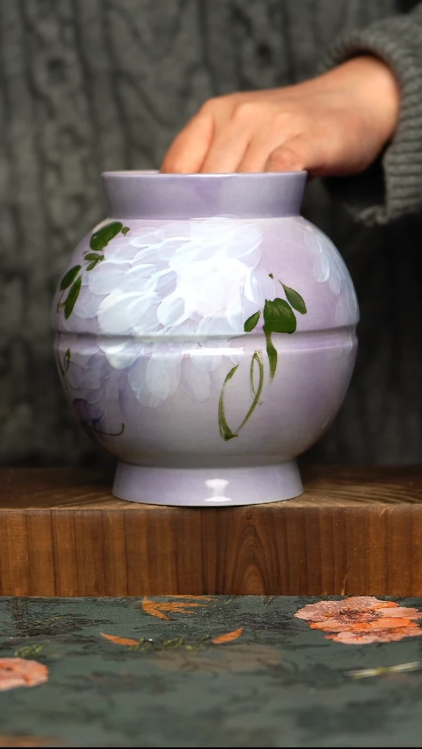 杯釉下彩手工手绘同款陶器