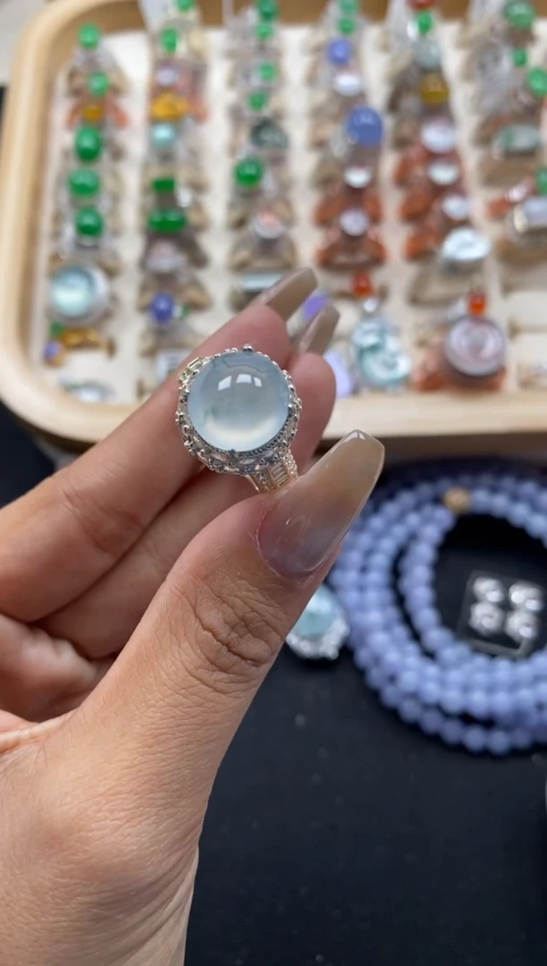 未镶嵌戒指翡翠缅甸天然a货翡翠