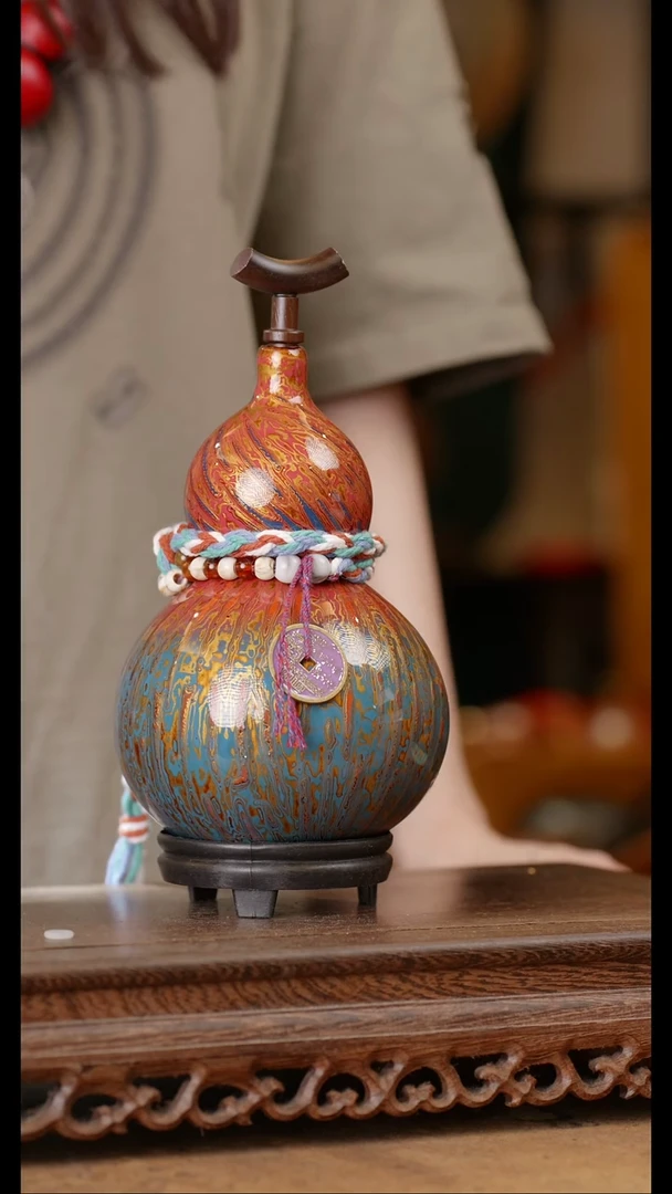 79号精品天然大漆酒葫芦一物一拍~