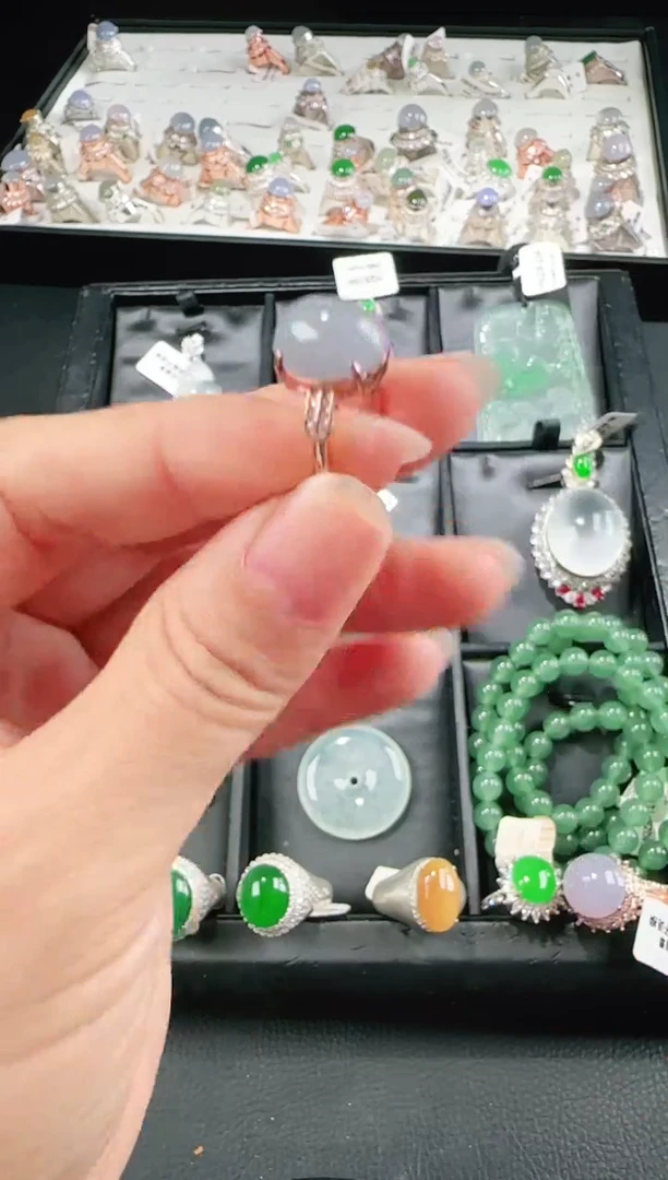 翡翠戒指未镶嵌翡翠戒指131