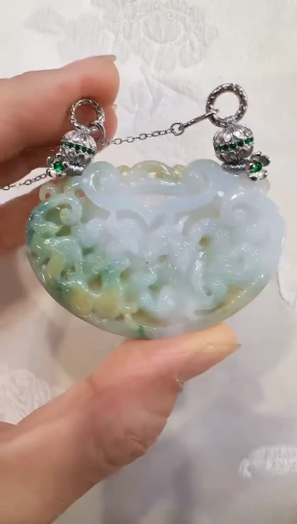 颈饰未镶嵌翡翠国风