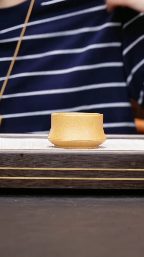 茶壶紫砂黄金段泥 柱础杯