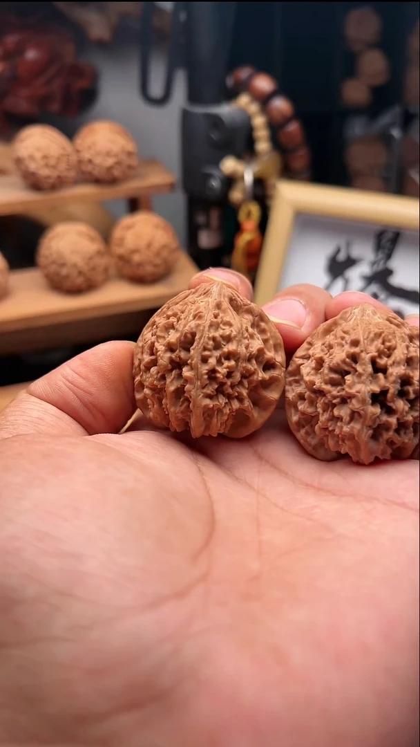 吊坠文玩核桃满天星42