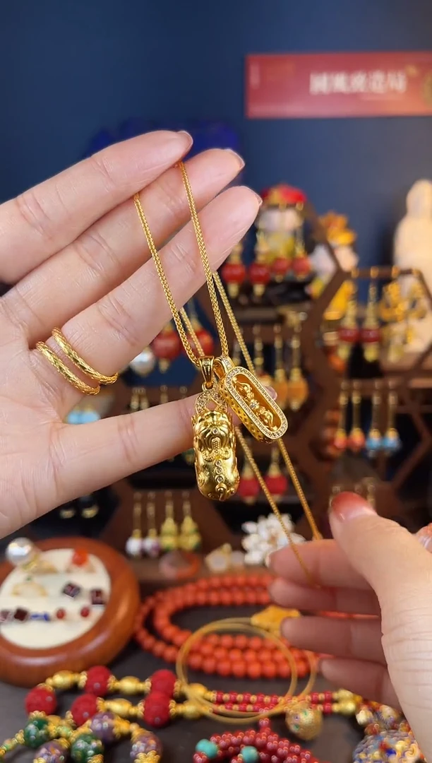 【闪购商品】貔貅珐琅景泰蓝吊坠