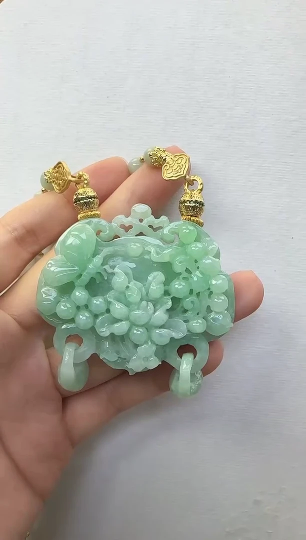 颈饰未镶嵌翡翠国风原创