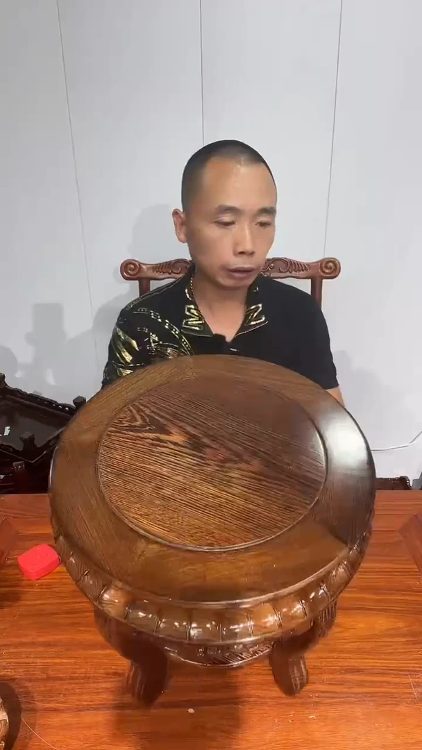木鸡翅木虎头几30*33*26