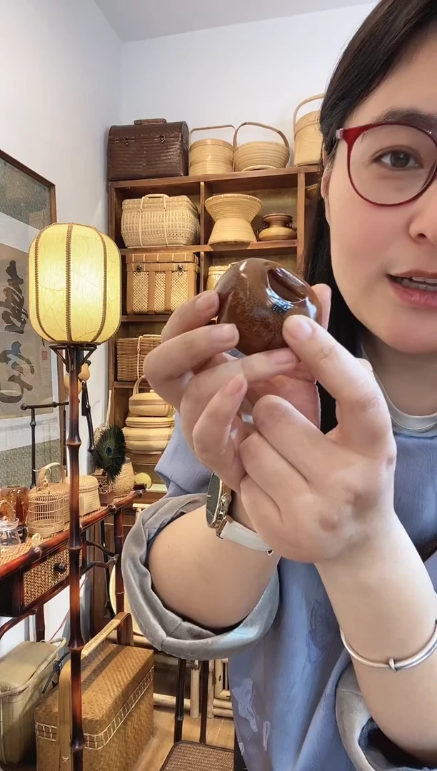 【闪购商品】廖老师手工竹雕梅花投茶器