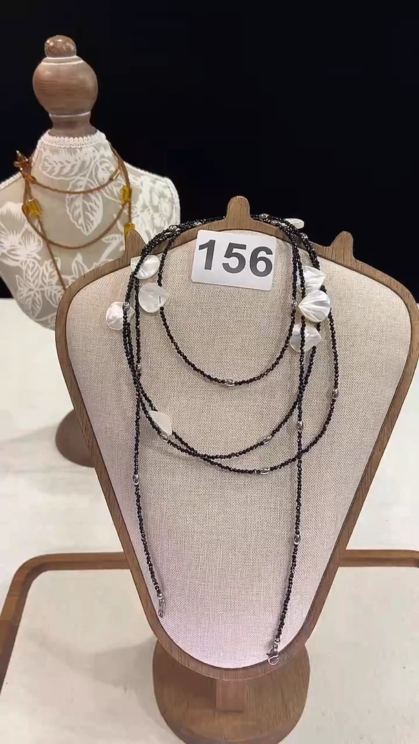 项链钛钢淡水珍珠156