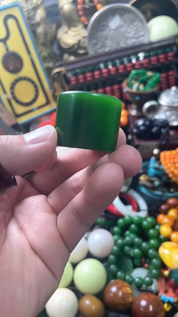 和田玉（碧玉）戒指未镶嵌主播推荐主播推荐