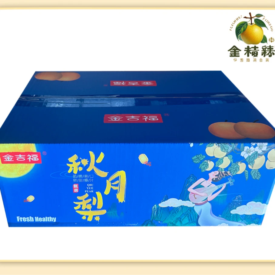 金吉福山东正宗秋月梨应季水果清甜无渣汁多核少5.5斤