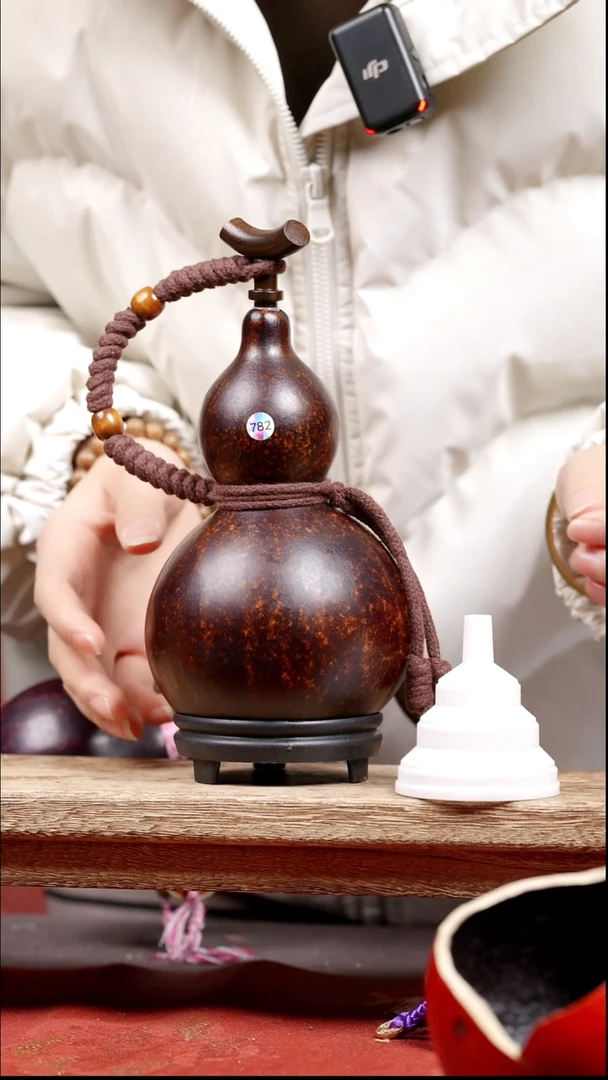 782号纯手工制作天然大漆真葫芦