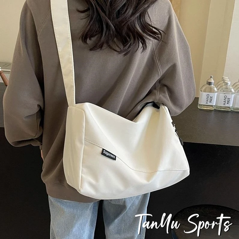 探屿运动游泳健身包女干湿分离轻便简约斜挎包单肩外出短途旅行包