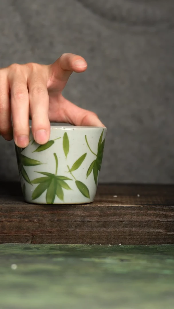 【闪购商品】杯青诗手工手绘瓷器