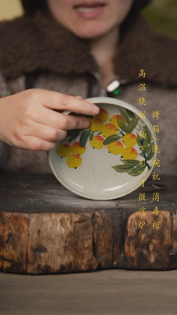 【闪购商品】瓷片景德镇高温釉下彩可微波烤箱洗碗机