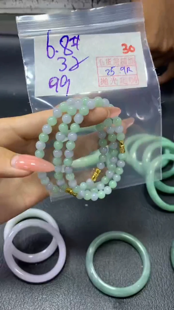 未镶嵌定制翡翠30毛货需精细抛光定制+多样性发1+99