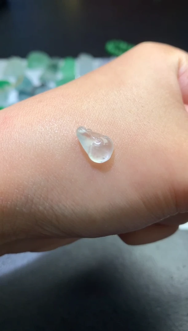 未镶嵌定制翡翠毛货 11.1-7.3-3.4