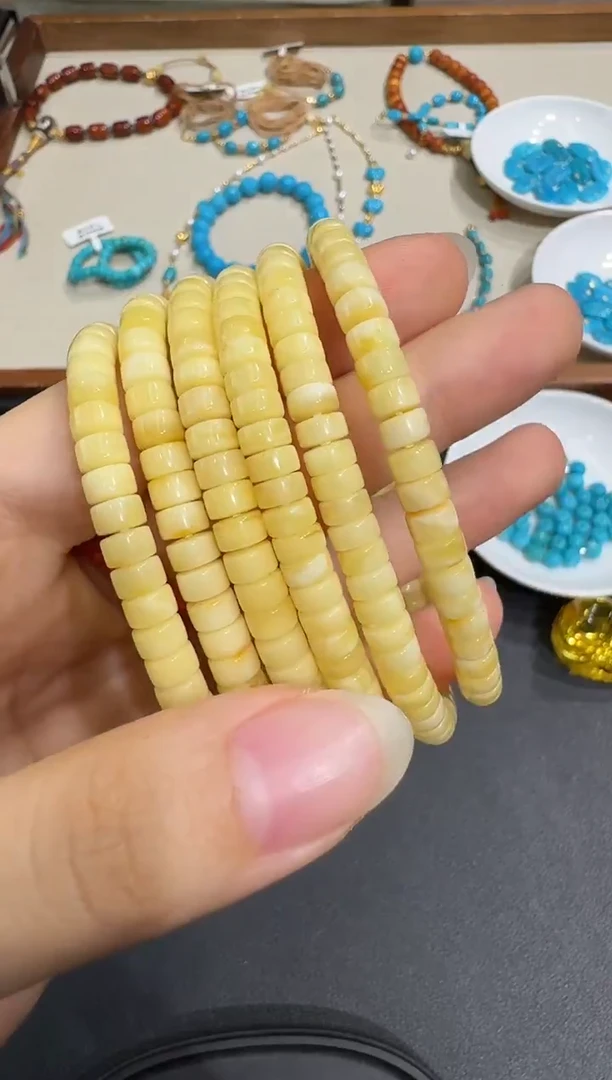手串琥珀未镶嵌X1119-1195-9多样性一件