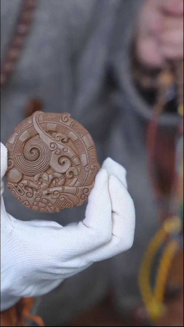 【闪购商品】泥塑生命之光古韵龙脖挂款式（瑕）福利