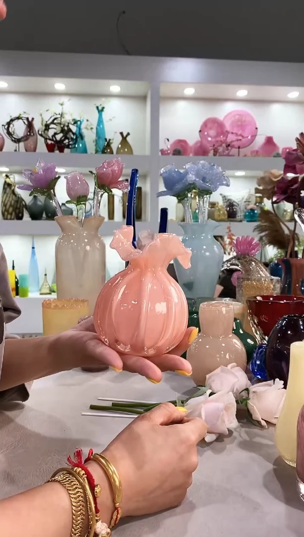 慕忆家手作琉璃花瓶