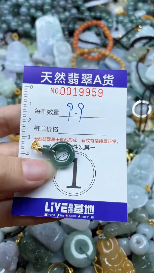 颈饰未镶嵌翡翠019959