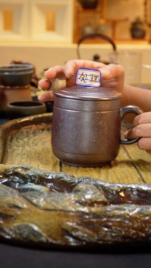 紫砂柴烧纯自然柴烧400毫升