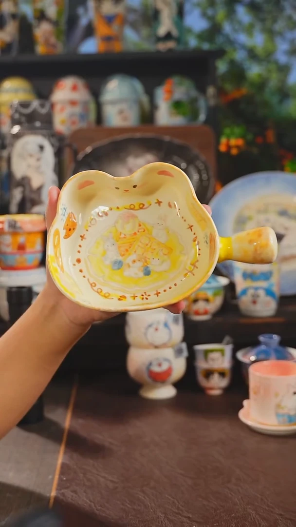 景德镇高温釉下彩纯手工手绘