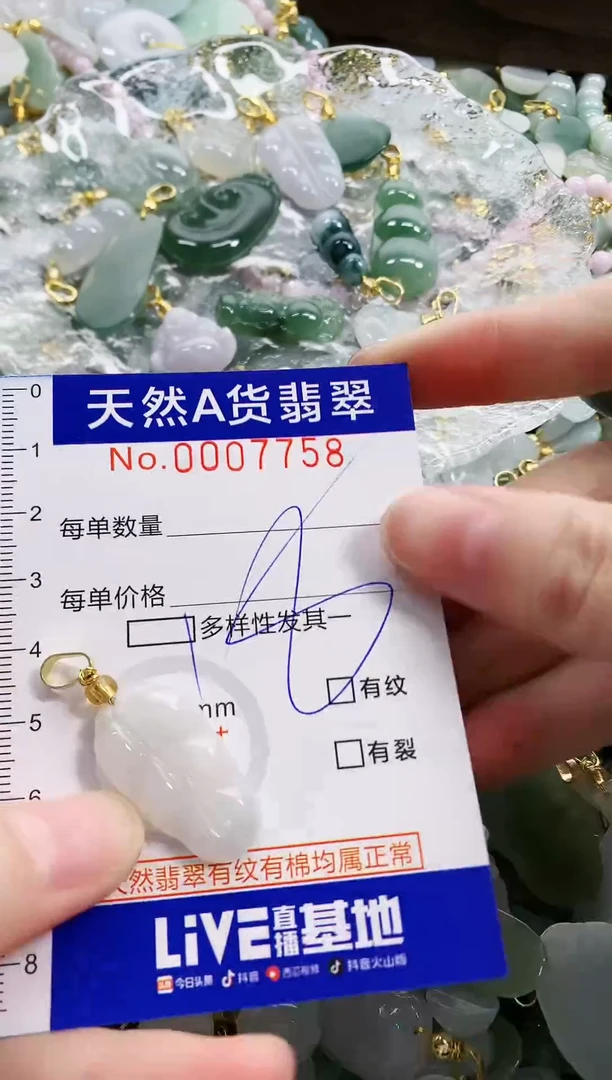 颈饰未镶嵌翡翠天然A货翡翠