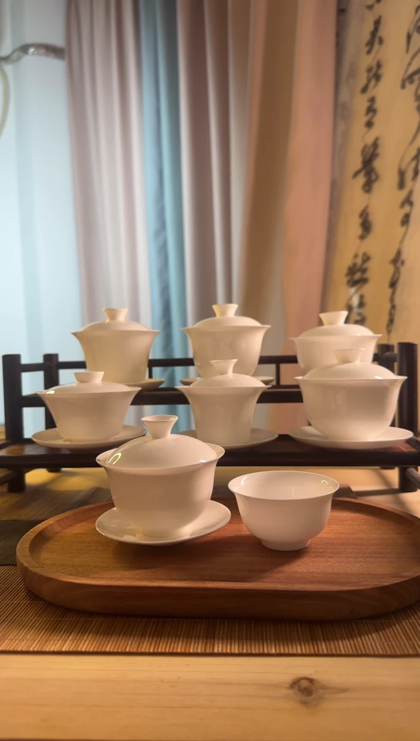 盖下110cc元宝盖碗＋60cc元宝杯