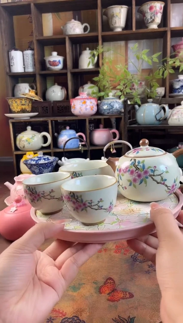 1壶3杯1个茶盘啊