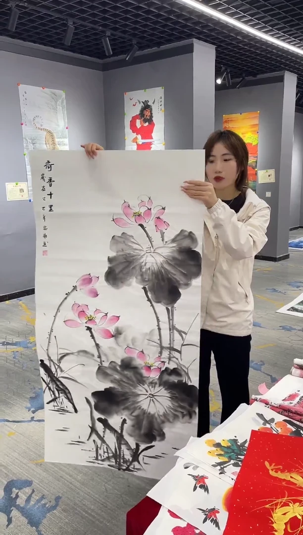 竖款年画艺术作品欣赏S28