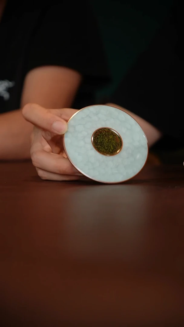 63-5高足盖置（龚佐力 星耀釉）