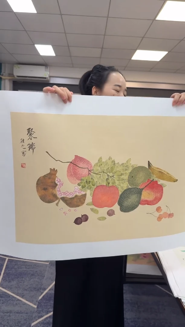 国画作品山水花鸟