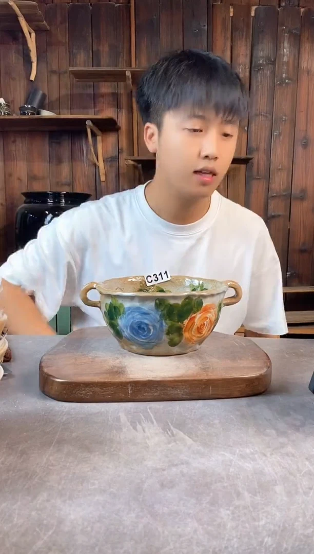 碗311，手工手绘，超值陶瓷