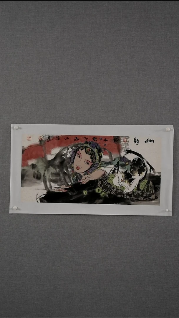 【闪购商品】绘画郑华杰-人物-2.1平尺-01