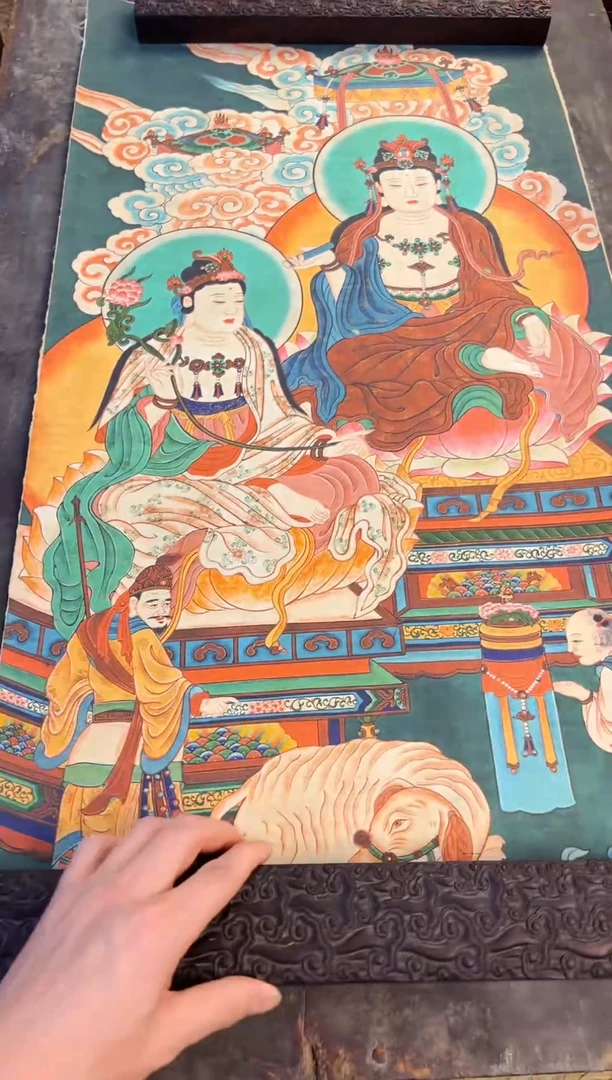 卷轴画大朱画院老六专属AA91