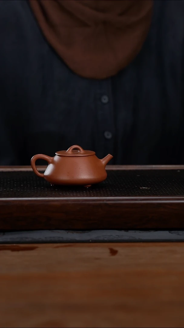 茶壶紫砂100cc黄龙山原矿底槽清石瓢28