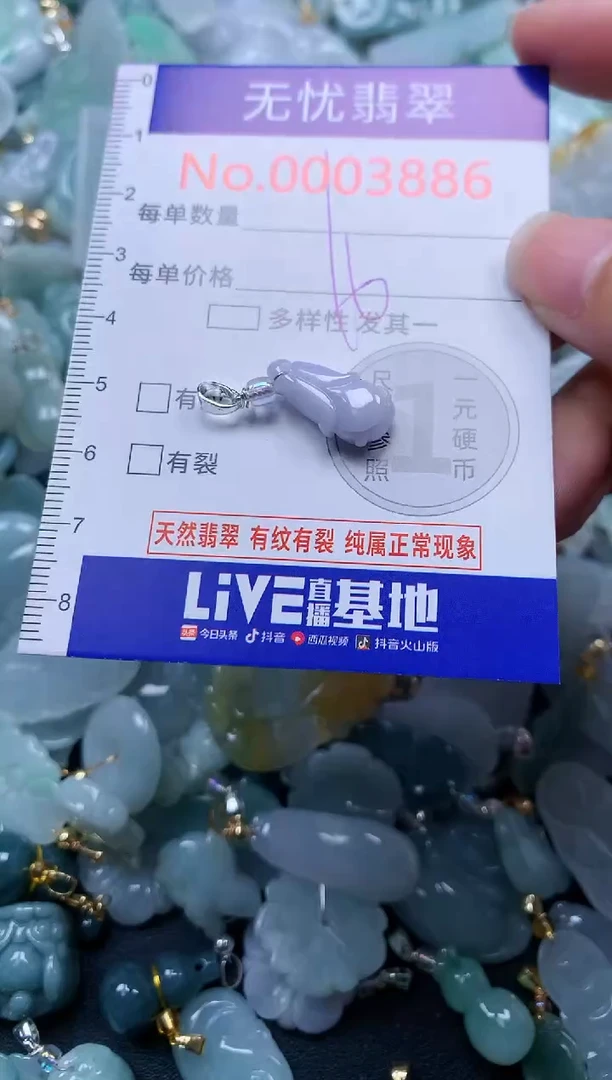 颈饰未镶嵌翡翠3886