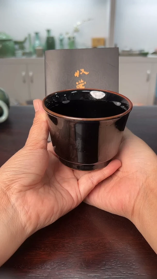龙泉云间青瓷小米茶器