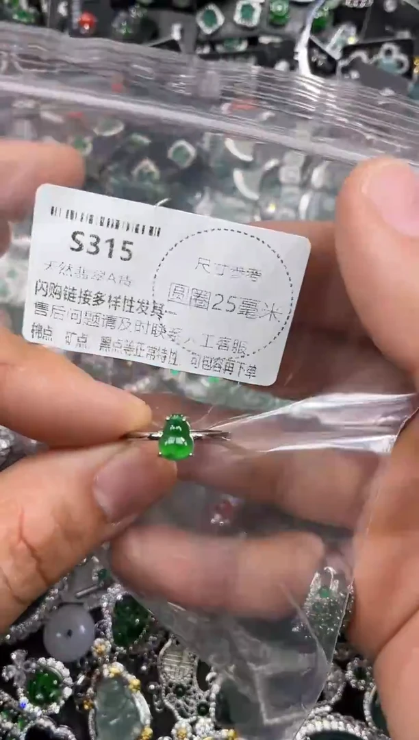 颈饰未镶嵌翡翠S315戒指