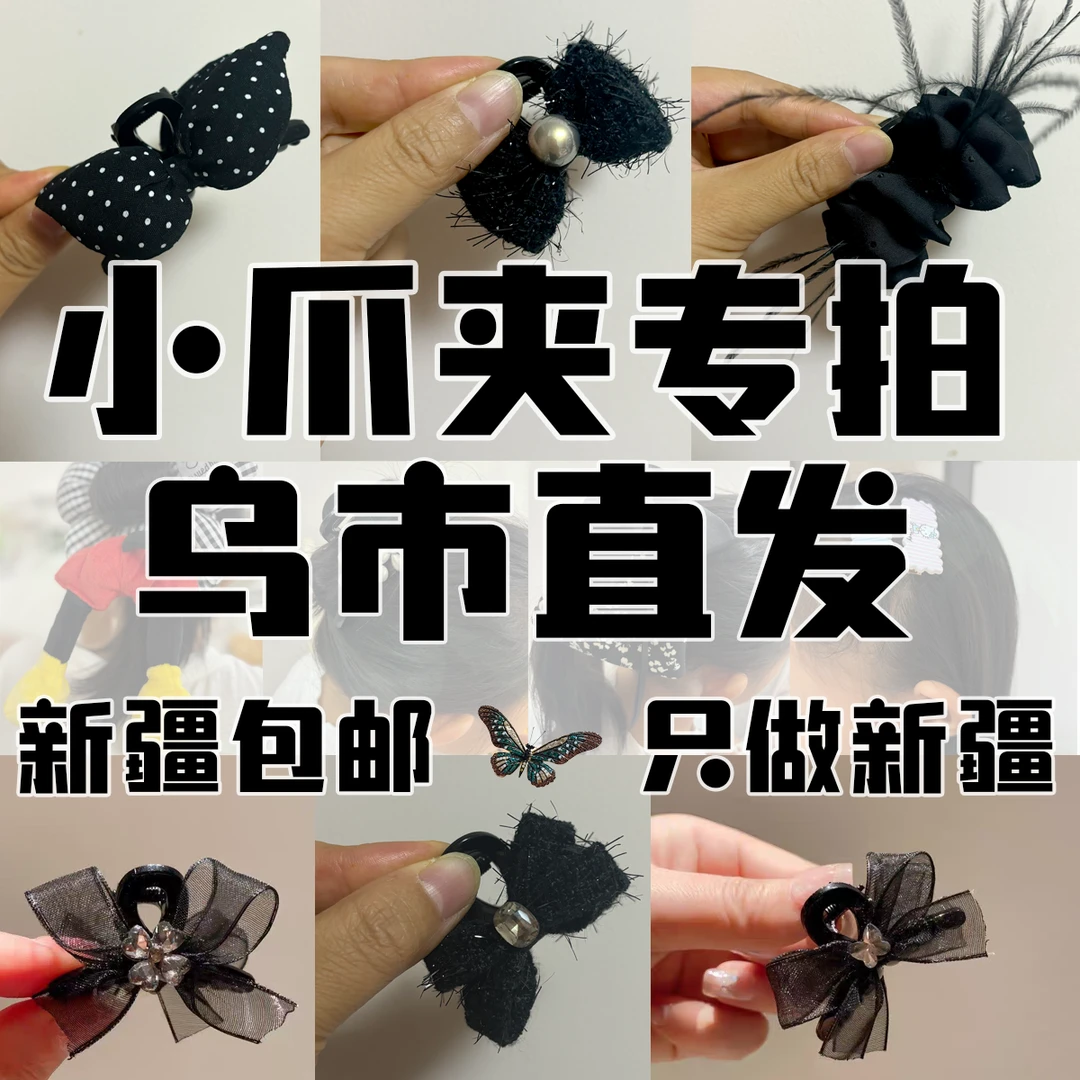 【新疆包邮】小爪夹对装高级设计感简约风