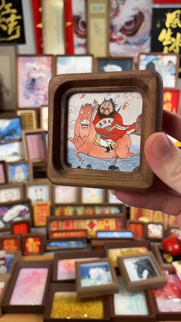 国画纯手绘书法绘画作品